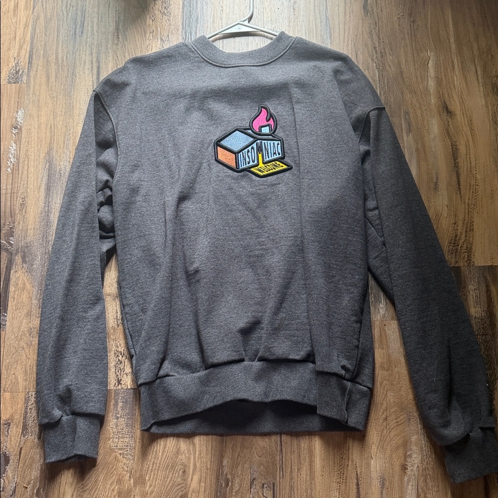 Insomniac Grey Crewneck sweater